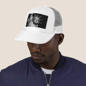 クローズアップ白黒の自由の女神ニューヨーク キャップ (インサイチュ)