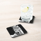 クローズアップ白黒ホースinナイト コースター (右側)