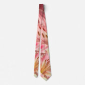 クローズアップ花の写真ピンクイースターリリー ネクタイ (裏面)