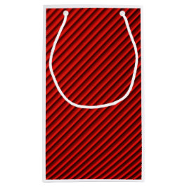 クローズアップ赤いテキスタイルパターン抱き枕 スモールペーパーバッグ