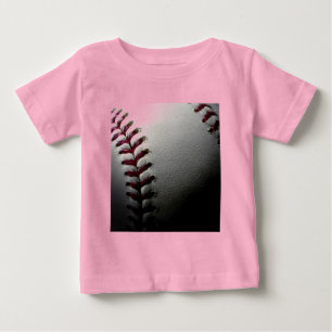 クローズアップ野球 ベビーTシャツ