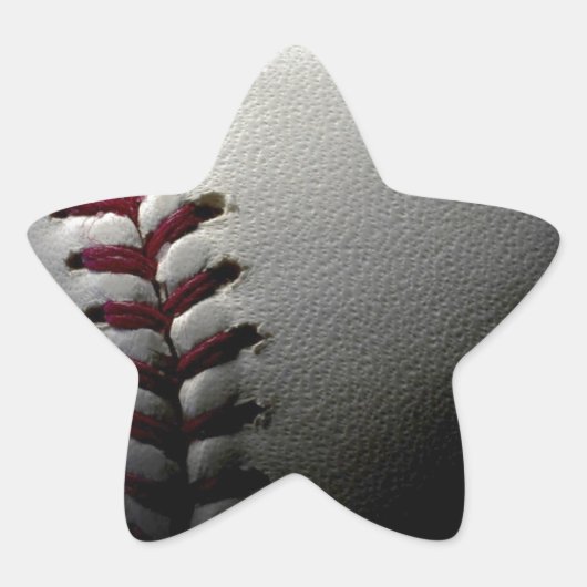 クローズアップ野球 星シール (正面)