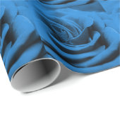 クローズアップ青の赤のローズ、マクロ美しい。 ラッピングペーパー (ロールコーナー)