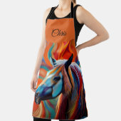 クローズアップ馬頭 エプロン (インサイチュ)