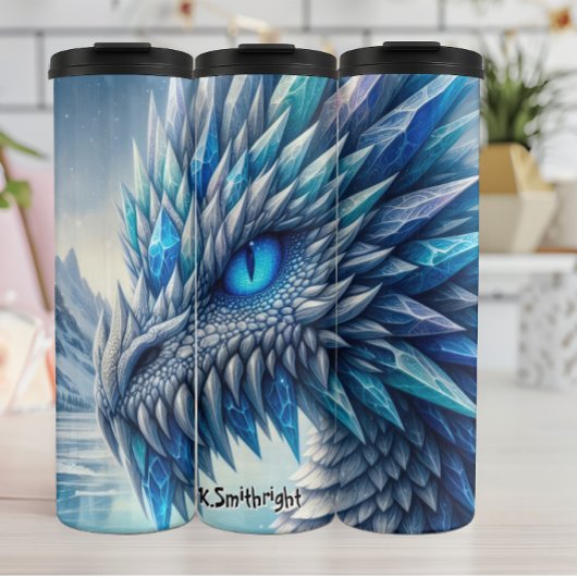 クローズアップ・アイス・ドラゴン・ヘッド タンブラー