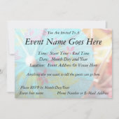 クローズアップ-紙Parasol 招待状 (正面)