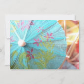 クローズアップ-紙Parasol 招待状 (裏面)