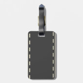 クローズアップiguanaポートレート ラゲッジタグ (裏面縦)