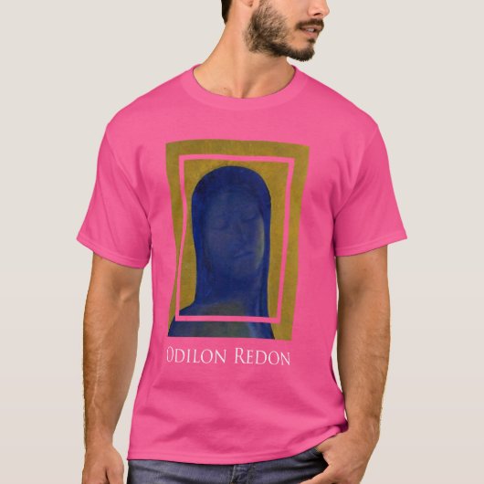 クローズドアイズオディロン絵を描レドンのアートシンボリズムBl Tシャツ (正面)