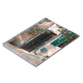 クローズドグリーン鍛錬鉄製セキュリティドア ノートブック (左側)