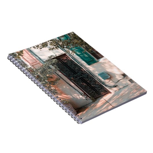 クローズドグリーン鍛錬鉄製セキュリティドア ノートブック (右側)