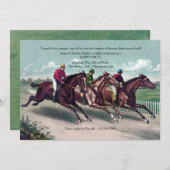 クローズレースダービー招待状 招待状 (正面/裏面)