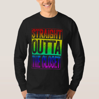 クローゼットから出てきたTシャツ LGBTプライド シャツ