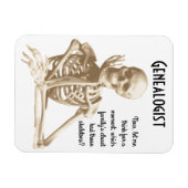 クローゼットのスケルトン – 系図学 マグネット (横)