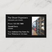 クローゼットの整理サービス 名刺 (正面)