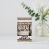 クローゼットの整理プロフェッショナル 名刺 (スタンド正面)