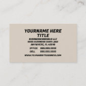 クローゼットの整理プロフェッショナル 名刺 (裏面)