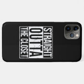 クローゼットのLGBTギフトTシャツをまっすぐ出す Case-Mate iPhoneケース (裏面(横))