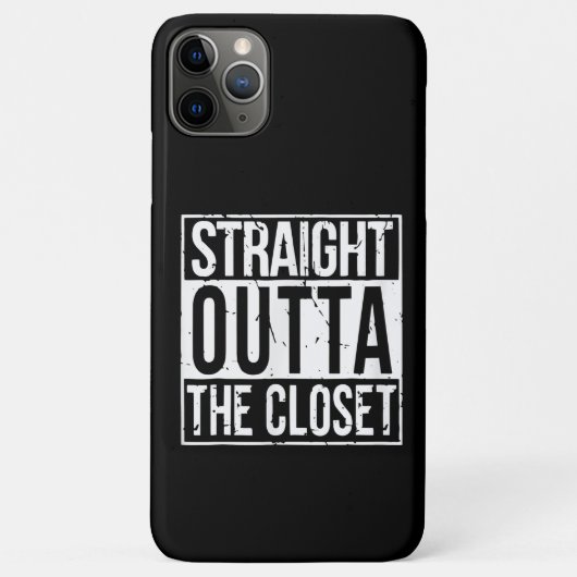 クローゼットのLGBTギフトTシャツをまっすぐ出す Case-Mate iPhoneケース (裏面)