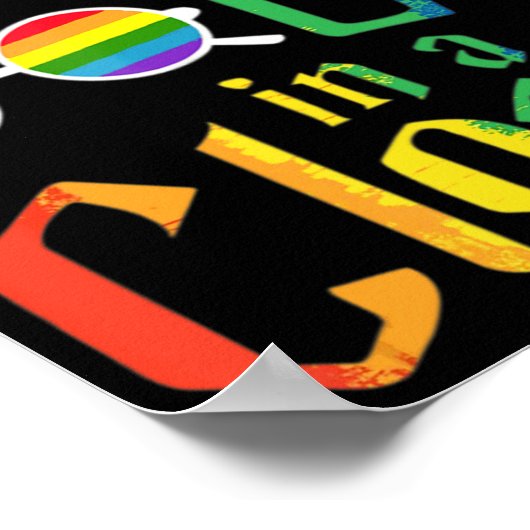 クローゼットのLgbtqゲイプライド・プロに住むべきでない ポスター (角)