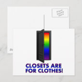 クローゼットは服用のもの ポストカード (正面/裏面)