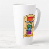 クローゼットを真っすぐ出て カフェラテマグ (右アングル)