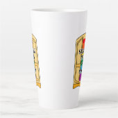 クローゼットを真っすぐ出て カフェラテマグ (正面)