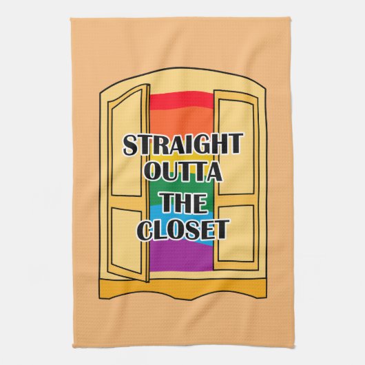 クローゼットを真っすぐ出て キッチンタオル (縦)