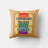 クローゼットを真っすぐ出て クッション (裏面)