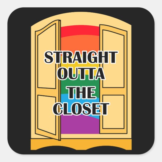 クローゼットを真っすぐ出て スクエアシール (正面)