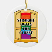 クローゼットを真っすぐ出て セラミックオーナメント (正面)