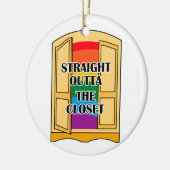 クローゼットを真っすぐ出て セラミックオーナメント (左)