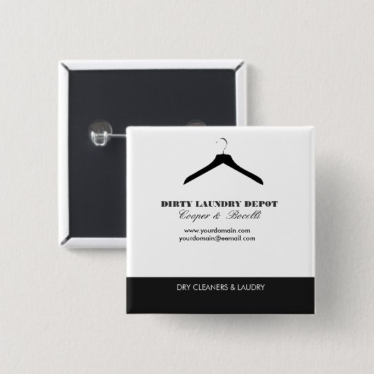 クローゼットハウス白衣ファッションの整理 缶バッジ (正面&裏面)