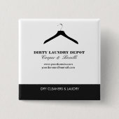 クローゼットハウス白衣ファッションの整理 缶バッジ (正面)