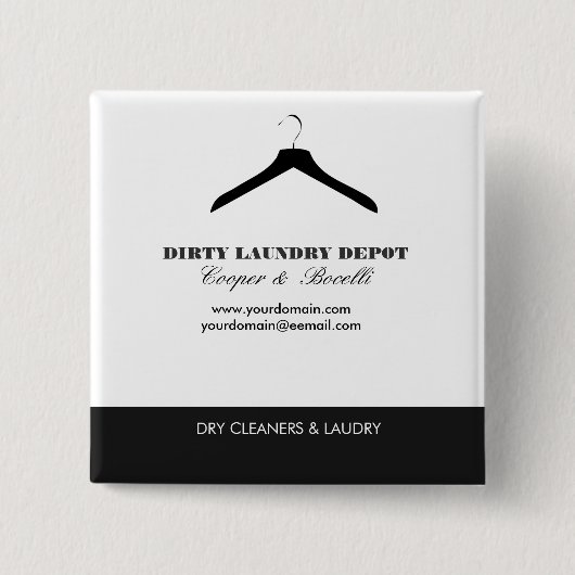 クローゼットハウス白衣ファッションの整理 缶バッジ (正面)