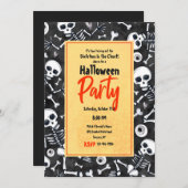 クローゼットハローウィンパーティ 招待状 (正面/裏面)