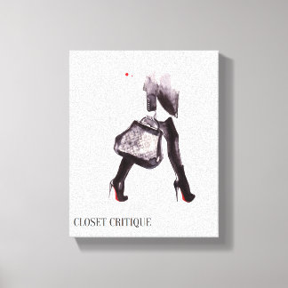 クローゼット批評キャンバスラップ キャンバスプリント