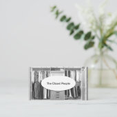 クローゼット整理及びデザイン名刺 名刺 (スタンド正面)