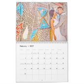 クローディア及びスコットの結婚式のカレンダー カレンダー (2月 2027)