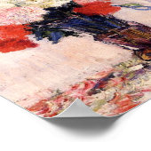 クロードモネによる牡丹の花瓶 ポスター (角)