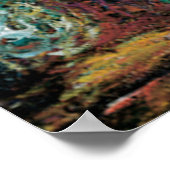 クロードモネのしわやかな柳 ポスター (角)