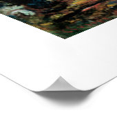 クロードモネのしわやかな柳 ポスター (角)