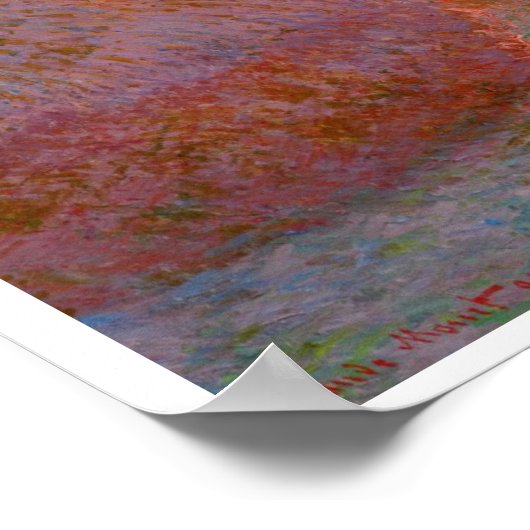 クロードモネのハイジャック ポスター (角)