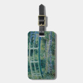 クロードモネの睡蓮と日本の橋 ラゲッジタグ (正面縦)