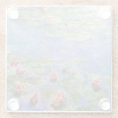 クロードモネの睡蓮 ガラスコースター (裏面)