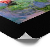 クロードモネの睡蓮 ポスター (角)