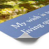 クロードモネアート自然引用文スプリングタイ絵画ムズ ポスター (角)