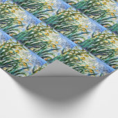 クロードモネイエローアイリスアンドマルヴァ19 ラッピングペーパー (角)