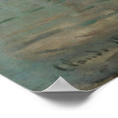 クロードモネインプレッションサンライズクラシック絵を描ズ ポスター (角)