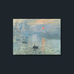 クロードモネインプレッションサンライズソレイルバント キャンバスプリント<br><div class="desc">印象派絵画の風景のby Claude Monet - クラシック最高傑作 – クロード・モネの自然ス絵画リーズ – Impression Sunrise Soleil Levant</div>